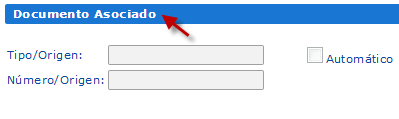 Sección Documento Asociado
