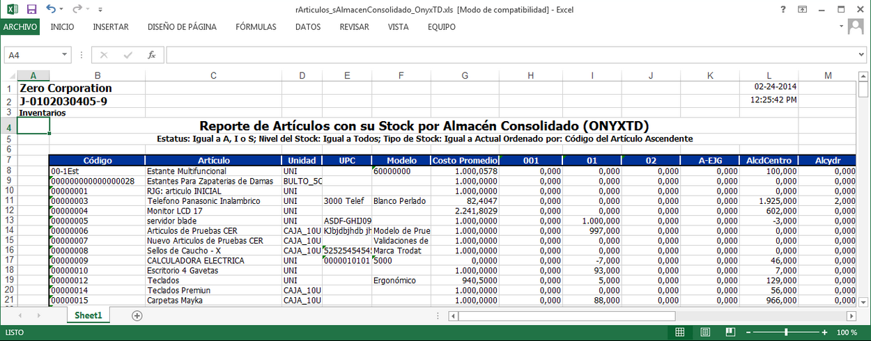 Reporte con envío personalizado en Excel