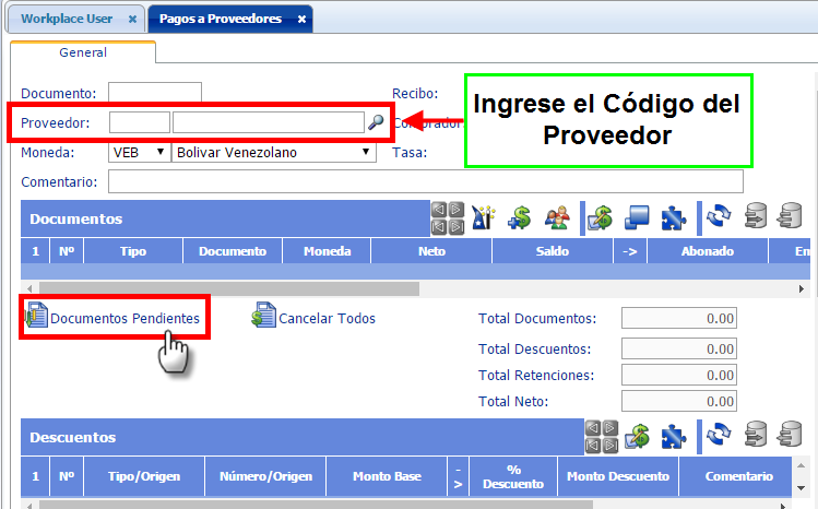 Retenciones - Pago a un proveedor