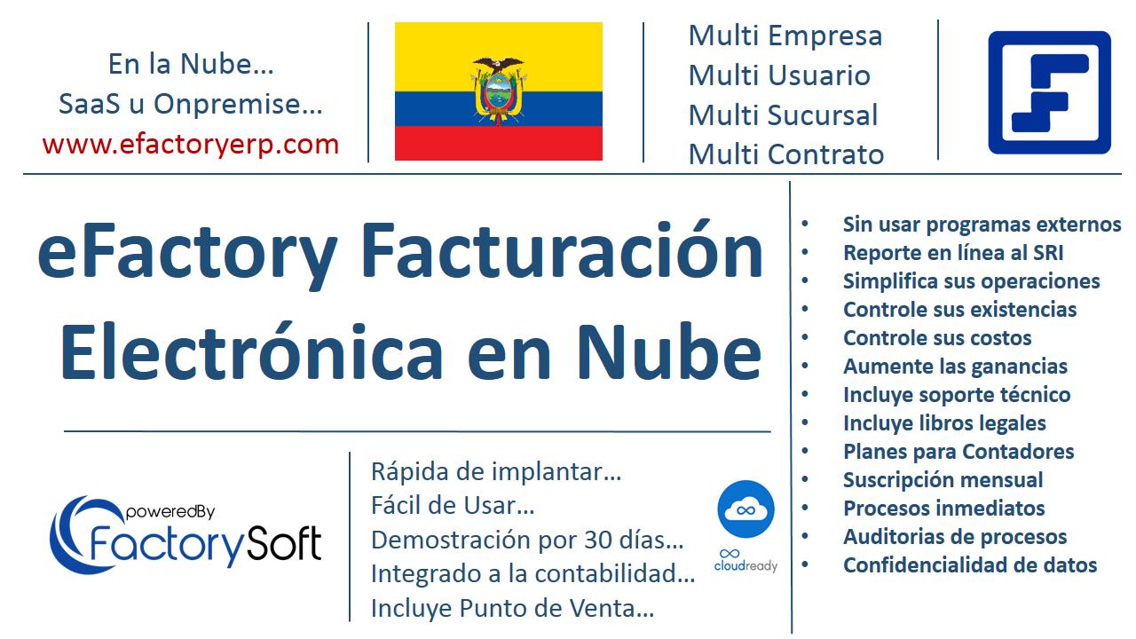 eFactory Facturación Electrónica en la Nube