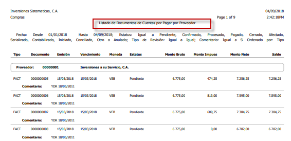 Reporte Generado