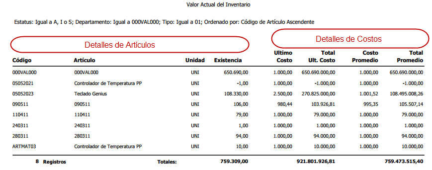 Listado Emitido