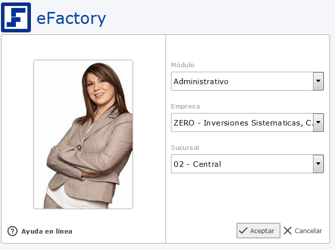 Ingresando a eFactory Administrativo