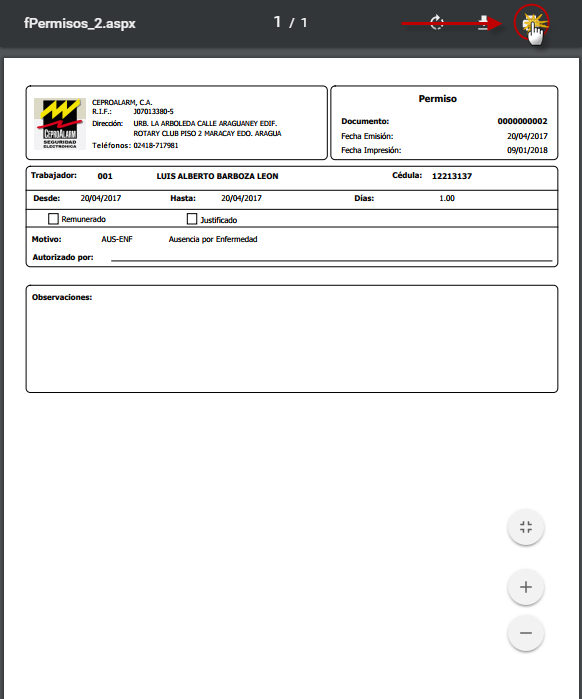 Formatos de Impresion