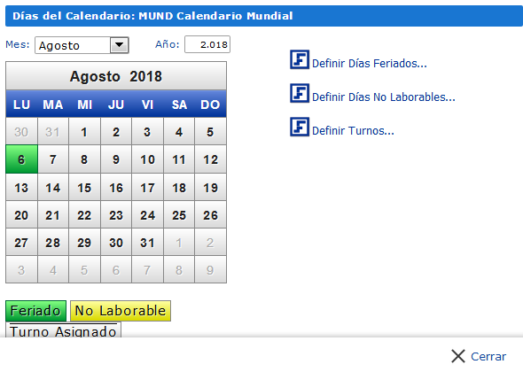 Edición rápida de un calendario - 2