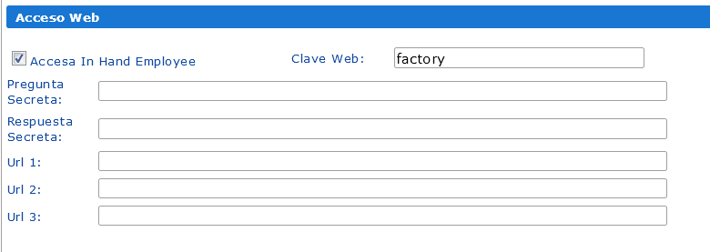 Acceso web