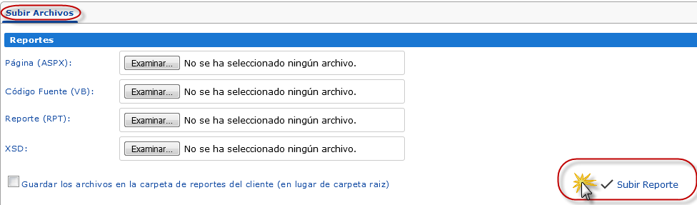 Cargando Archivos