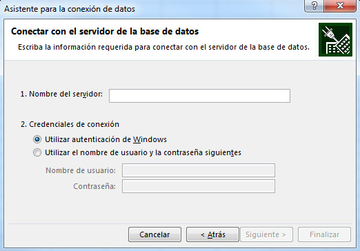 Asistente para la Conexión de Datos