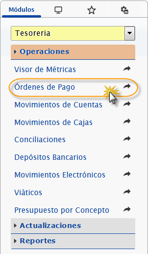 Ordenes de Pago