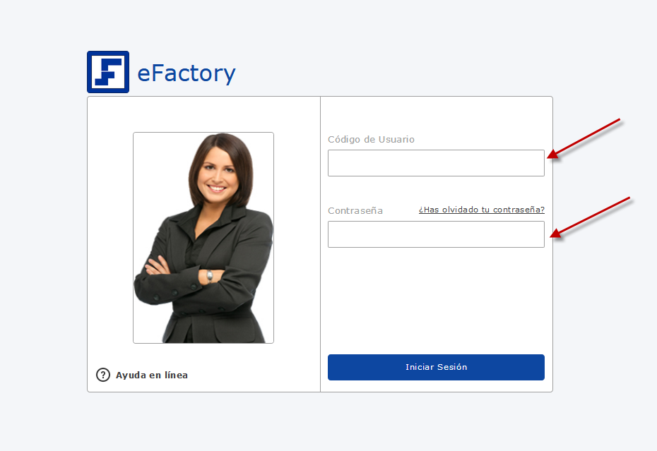 Ingresando a eFactory Administrativo