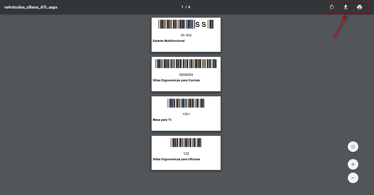 Emitir Etiquetas con Códigos de Barra en Impresora Zebra