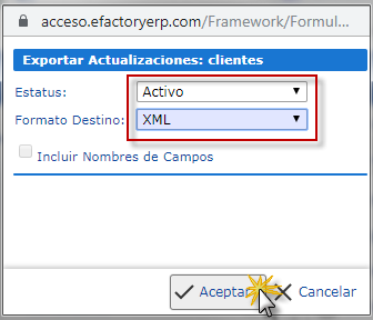 Exprotar XML
