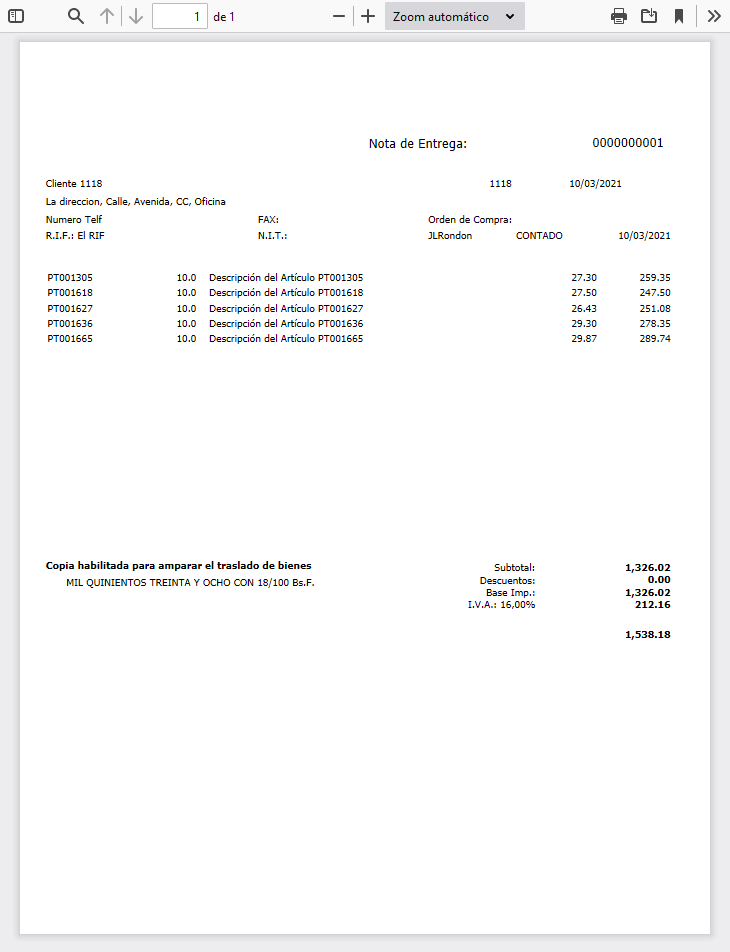 Formato de Nota de Entrega (ATL)